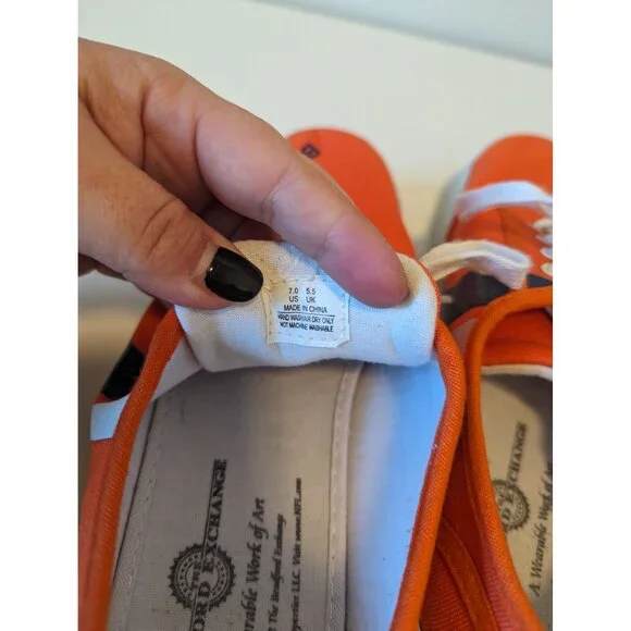 Denver Broncos Football NFL Official Licensed Bradford exchange sneakers shoes s - Picture 5 of 8